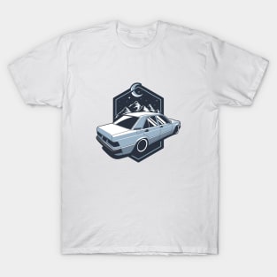 Blue 190E Night Scene T-Shirt